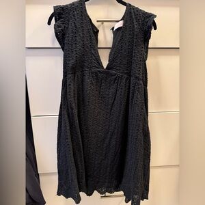 Pink Lily eyelet skort dress